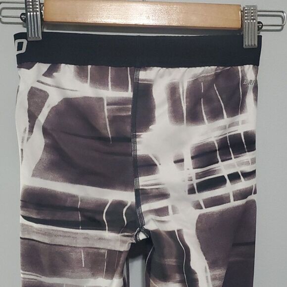 NIKE PRO pants Womens size Medium brown white Running Yoga Compression L… - Picture 6 of 13
